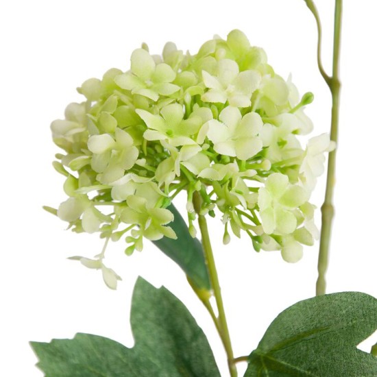 Silk Viburnum Artificial Snowball Flowers Light Green 100cm